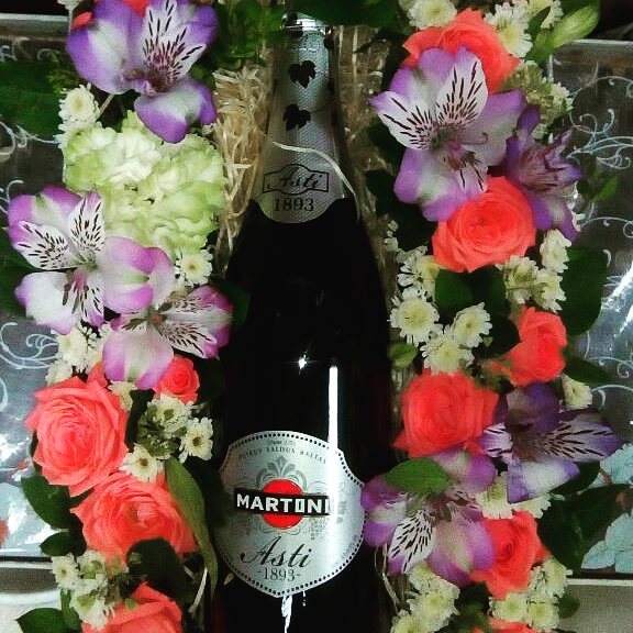 Коробочка с мартини